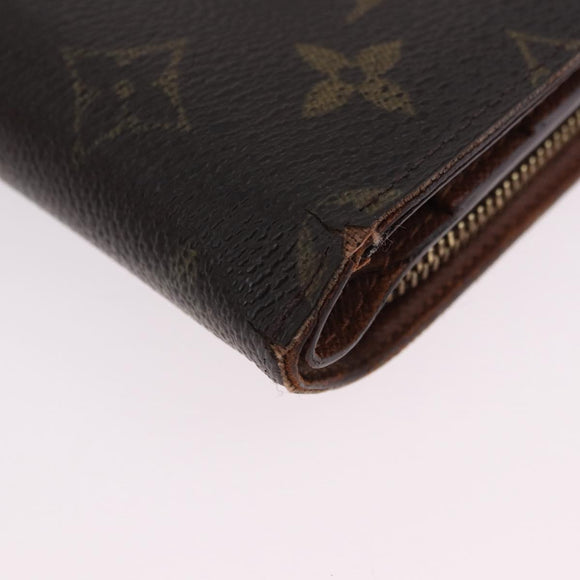 LOUIS VUITTON Monogram Clutch Bag 2 Set LV Auth bs36689