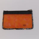 CHANEL Wallet Leather nylon 3 Set Black White Red CC Auth bs36690-17