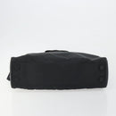 PRADA Hand Bag Nylon Velour 2 Set Black Beige Auth bs36691-6