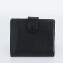 CHANEL Wallet Caviar Skin 2 Set Black CC Auth bs36692-10