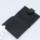 CHANEL Wallet Caviar Skin 2 Set Black CC Auth bs36692-16
