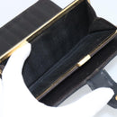CHANEL Wallet Caviar Skin 2 Set Black CC Auth bs36692-8