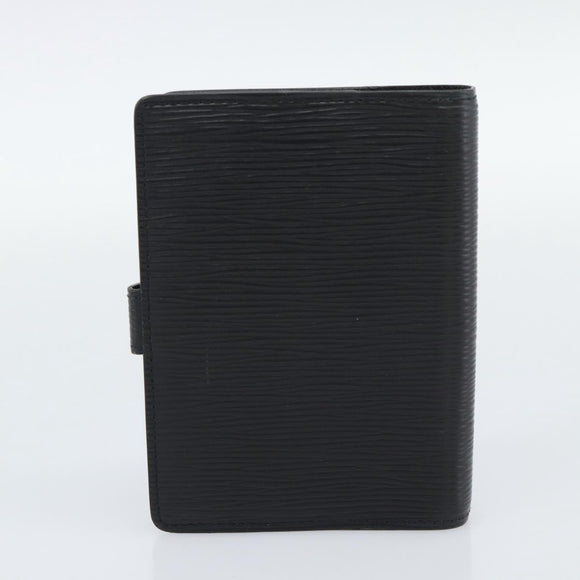 LOUIS VUITTON Epi Monogram Day Planner Cover 2 Set Black LV Auth bs36693