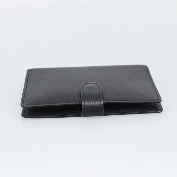 LOUIS VUITTON Epi Monogram Day Planner Cover 2 Set Black LV Auth bs36693