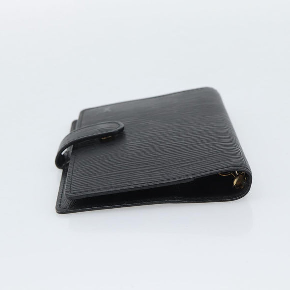 LOUIS VUITTON Epi Monogram Day Planner Cover 2 Set Black LV Auth bs36693