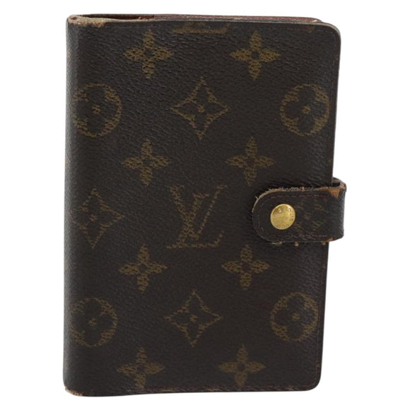 LOUIS VUITTON Epi Monogram Day Planner Cover 2 Set Black LV Auth bs36693