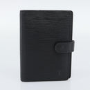 LOUIS VUITTON Epi Monogram Day Planner Cover 2 Set Black LV Auth bs36693-9