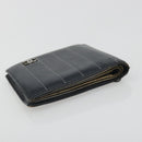 CHANEL Wallet Caviar Skin Leather 3 Set Black CC Auth bs36694-13