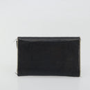 CHANEL Wallet Caviar Skin Leather 3 Set Black CC Auth bs36694-20