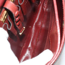 CARTIER Must Line Shoulder Bag Leather 2 Set Bordeaux Auth bs36695-10