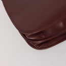 CARTIER Must Line Shoulder Bag Leather 2 Set Bordeaux Auth bs36695-9