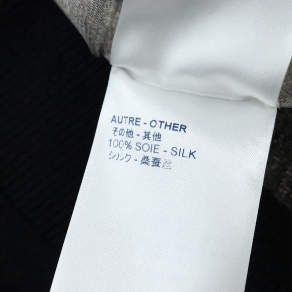 LOUIS VUITTON Monogram Trunk Time Cardigan Wool Silk S LV Auth bs36696M