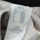 LOUIS VUITTON Monogram Trunk Time Cardigan Wool Silk S LV Auth bs36696M-15