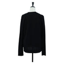 LOUIS VUITTON Monogram Trunk Time Cardigan Wool Silk S LV Auth bs36696M-2