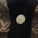 LOUIS VUITTON Monogram Trunk Time Cardigan Wool Silk S LV Auth bs36696M-9