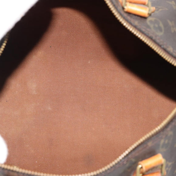 LOUIS VUITTON Monogram Speedy 30 Hand Bag M41526 LV Auth bs36699