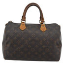 LOUIS VUITTON Monogram Speedy 30 Hand Bag M41526 LV Auth bs36699-2