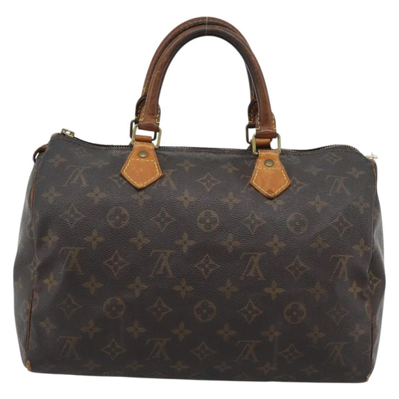 LOUIS VUITTON Monogram Speedy 30 Hand Bag M41526 LV Auth bs36699