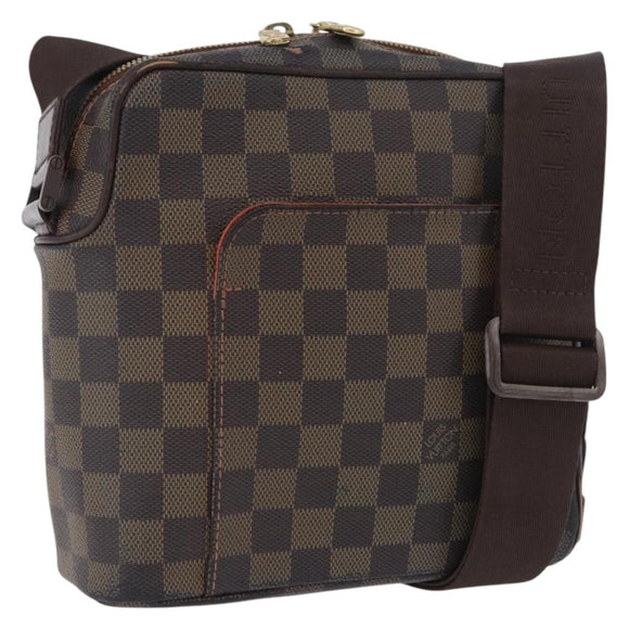 LOUIS VUITTON Damier Ebene Olaf PM Shoulder Bag N41442 LV Auth bs36700