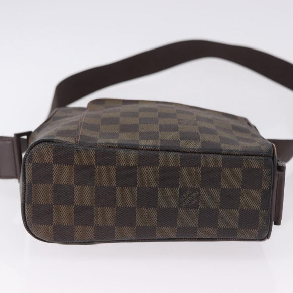 LOUIS VUITTON Damier Ebene Olaf PM Shoulder Bag N41442 LV Auth bs36700