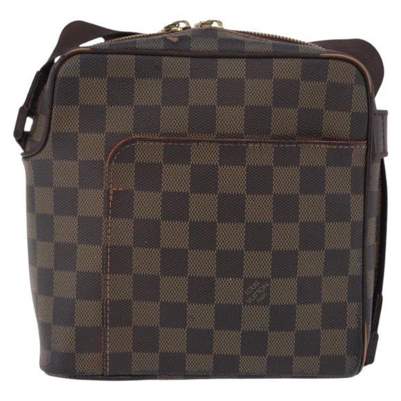 LOUIS VUITTON Damier Ebene Olaf PM Shoulder Bag N41442 LV Auth bs36700