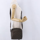 LOUIS VUITTON Damier Ebene Olaf PM Shoulder Bag N41442 LV Auth bs36700-23