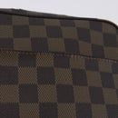 LOUIS VUITTON Damier Ebene Olaf PM Shoulder Bag N41442 LV Auth bs36700-2