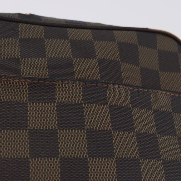 LOUIS VUITTON Damier Ebene Olaf PM Shoulder Bag N41442 LV Auth bs36700