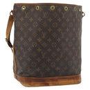 LOUIS VUITTON Monogram Petit Noe Shoulder Bag M42226 LV Auth bs36702-1