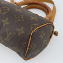 LOUIS VUITTON Monogram Mini Speedy Hand Bag M41534 LV Auth bs36703-16