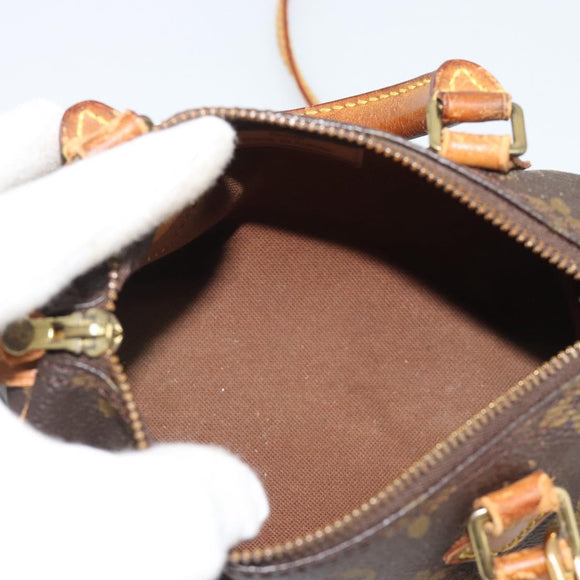 LOUIS VUITTON Monogram Mini Speedy Hand Bag M41534 LV Auth bs36703