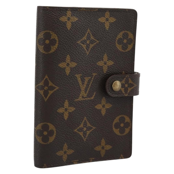 LOUIS VUITTON Monogram Agenda PM Day Planner Cover R20005 LV Auth bs36705