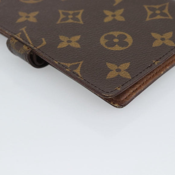LOUIS VUITTON Monogram Agenda PM Day Planner Cover R20005 LV Auth bs36705
