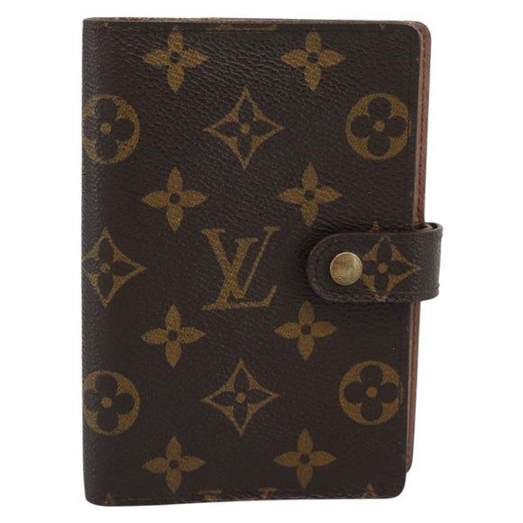 LOUIS VUITTON Monogram Agenda PM Day Planner Cover R20005 LV Auth bs36705