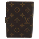 LOUIS VUITTON Monogram Agenda PM Day Planner Cover R20005 LV Auth bs36705-2