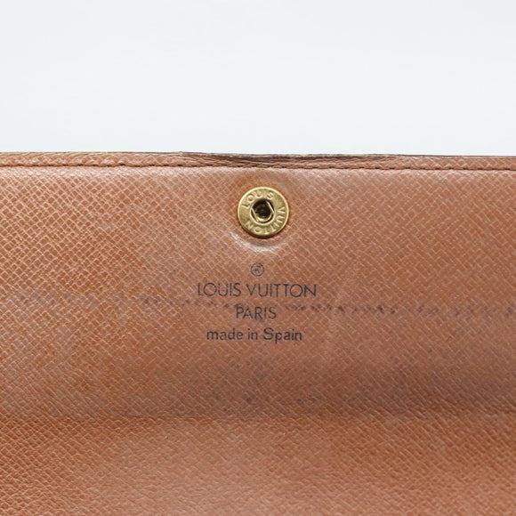 LOUIS VUITTON PochettePorte MonnaieCredit Long Wallet M61726 LV Auth bs36706