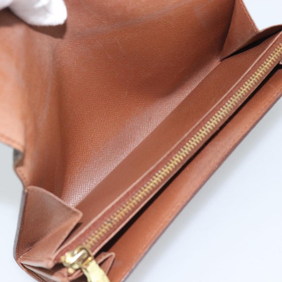 LOUIS VUITTON PochettePorte MonnaieCredit Long Wallet M61726 LV Auth bs36706