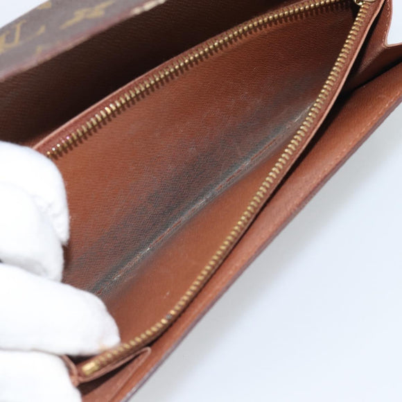LOUIS VUITTON PochettePorte MonnaieCredit Long Wallet M61726 LV Auth bs36706