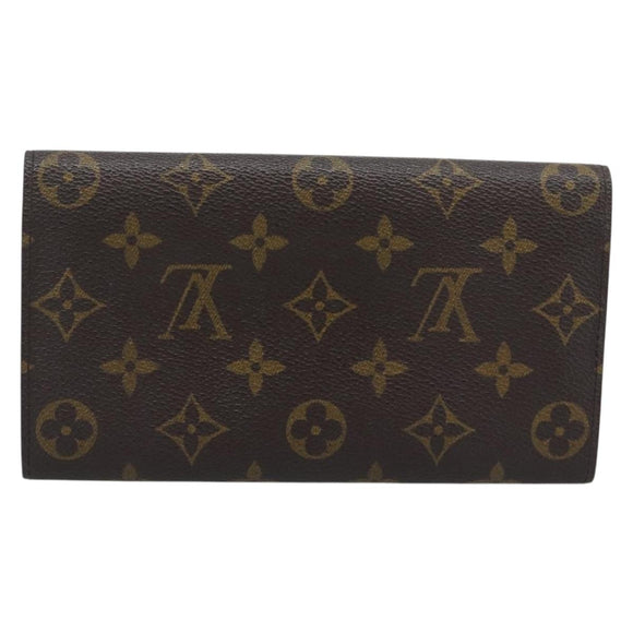 LOUIS VUITTON PochettePorte MonnaieCredit Long Wallet M61726 LV Auth bs36706