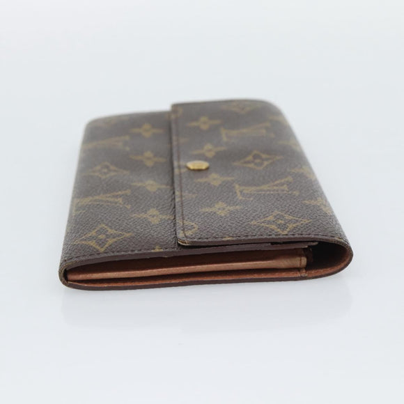LOUIS VUITTON PochettePorte MonnaieCredit Long Wallet M61726 LV Auth bs36706