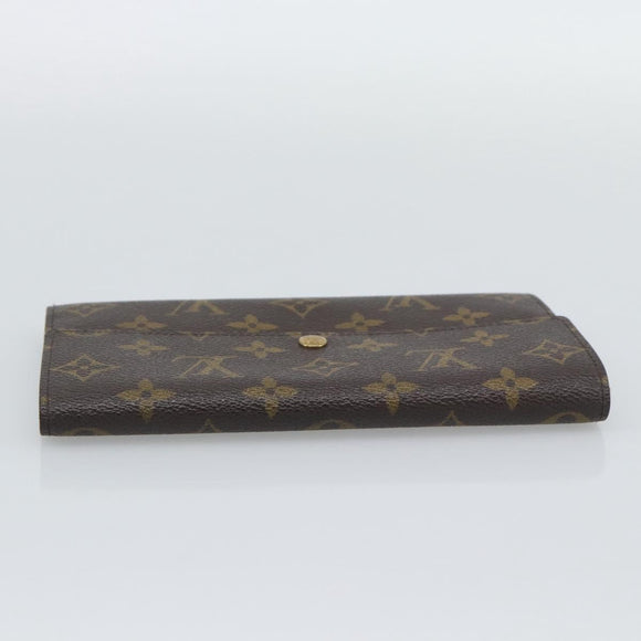 LOUIS VUITTON PochettePorte MonnaieCredit Long Wallet M61726 LV Auth bs36706