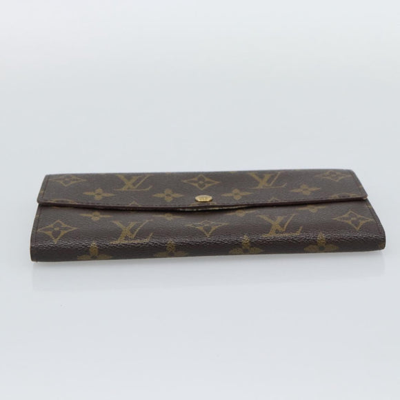 LOUIS VUITTON PochettePorte MonnaieCredit Long Wallet M61726 LV Auth bs36706