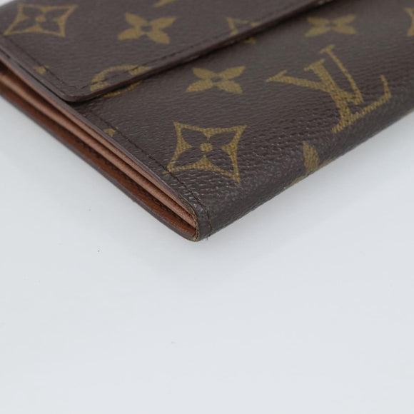 LOUIS VUITTON PochettePorte MonnaieCredit Long Wallet M61726 LV Auth bs36706