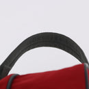 PRADA Sports Line Shoes Case Hand Bag Nylon Red Auth bs36709-8