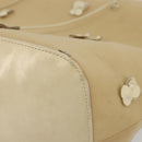 PRADA Tote Bag Mesh Beige Auth bs36710-17