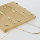 PRADA Tote Bag Mesh Beige Auth bs36710-6