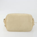 PRADA Tote Bag Mesh Beige Auth bs36710-5