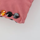 PRADA Hand Bag Satin Pink Silver Auth bs36714-17