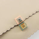 FENDI Chain Shoulder Bag Leather Beige Gold Auth bs36715-19