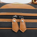 SAINT LAURENT Boston Bag PVC Black Gold Auth bs36716-10
